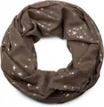 Produktbild: styleBREAKER Loop Loop Schal mit Metallic Sterne Print, (1-St)