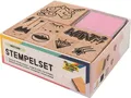 Produktbild: FOLIA HOLZSTEMPEL SET UNICORN 10 STEMPEL 2 STEMPELKISSEN