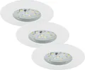 Produktbild: Briloner 3er Set LED Einbauleuchten Attach weiß Ø 7,5 cm