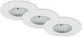 Produktbild: LED Einbauleuchten Einbaulampe 3er Set IP44 400 Lumen 5W weiß  Ø7,5 cm Briloner