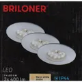 Produktbild: Briloner LED Einbauleuchten weiß 3er-Set 3xLED-Modul/5W