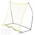 Produktbild: VEVOR Fu_ball-Rebounder tragbarer Fu_balltrainer 7 x 7 Fu_ Fu_ball-Trainingsgerät aus Eisen & Polyester, Sport-Fu_ball-Rebounder-Wand mit tragbarer