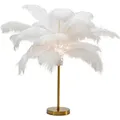 Produktbild: KARE DESIGN Tischleuchte Feather Palm Alu, Eisen, Stahl & Metall Weiß