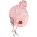 Produktbild: Bommelmütze MAXIMO, Jungen, Gr. 39, rosa, Strick, Materialmix, meliert, unifarben, Mützen, weiche Wollmischung, Bommel, Bindeband, gefüttert