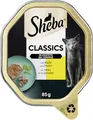 Produktbild: SHEBA Schale Nassfutter für Katzen Classics in Pastete mit Kalb und Huhn 2 x 11 x 85g