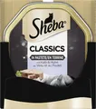 Produktbild: Sheba Classics in Pastete Kalb Huhn Katzenfutter Nassfutter Schälchen 22 x 85g