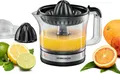Produktbild: ROMMELSBACHER Zitruspresse ZP 50 | 30 Watt | 600 ml Saftbehälter | Rechts-/Linkslauf | Edelstahl-Schwarz