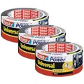 Produktbild: tesa extra Power Universal Gewebeband - Klebeband mit extra starkem Halt - vielseitiges Duct Tape für Reparaturen, zum Befestigen, Abdichten und mehr - Schwarz - 3 Rollen - 25 m x 50 mm