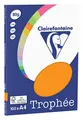Produktbild: Clairefontaine 4129C - Ries Druckerpapier / Kopierpapier Clairalfa PPP, DIN A4, 80g, 100 Blatt, Neon Orange, 1 Ries