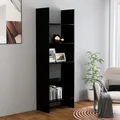 Produktbild: Bücherregal Schwarz 60x35x180 cm Holzwerkstoff