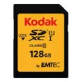 Produktbild: Emtec EKMSD128GXC10HPRK SD Card 128GB KODAK   SDHC (CLASS10)       UHS-I U3 Ka.B