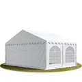 Produktbild: 5x4m PVC  Partyzelt Bierzelt Zelt Gartenzelt Festzelt Pavillon weiß NEU