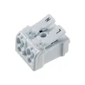 Produktbild: Lüsterklemme mit Hebel 2-polig für 0,5 bis 2,5mm² Kabel zum verdrahten von Leuchten 1 Stück