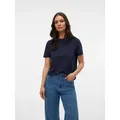 Produktbild: Vero Moda Kurzarmshirt VMPAULINA SS T-SHIRT GA JRS NOOS Baumwolle, regular fit blau S (36)