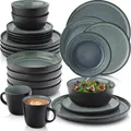 Produktbild: Sänger Kombiservice, Grün, Stein, 30-teilig, Rund, 26.5x10x26.5 cm, kratzfest, Essen & Trinken, Geschirr, Geschirr-Sets, Kombiservice