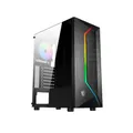 Produktbild: MSI MAG Vampiric 100R Mid-Tower ATX Gehäuse (1x USB 3.1 Anschluss, 1x 120mm A-RGB Fan im Lieferumfang, schwarz, RGB)