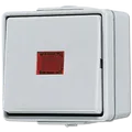 Produktbild: Jung 606KOW Wipp-Kontrollschalter, Universal Aus-Wechsel, AX 250 V ~, IP 44, WG 600