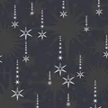 Produktbild: 20 Servietten Weihnachten Fallende Sterne schwarz als Tischdeko. Papierservietten mit Motiv. Auch für Decoupage und Serviettentechnik 33x33cm