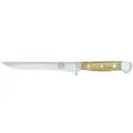 Produktbild: Güde Ausbeinmesser 16cm Klinge steif geschmiedet Fleischermesser Olivenholzgriff