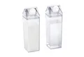 Produktbild: VOSSBACH Trinkflasche Milchflasche Wasserflasche Saftflasche Milch Flasche Plastikflasche, Kunststoff 500 ml Transparent Wiederverwendbar