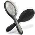 Produktbild: Haarbürste Antistatisch Paddle Detangler mit Metallborsten für langes & lockiges