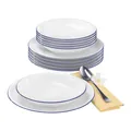 Produktbild: Seltmann Weiden Tafelservice Compact Blaurand 12er Set