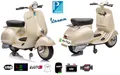Produktbild: Große VESPA 150 VL1T Lizenziert mit 12V7A Akku 2 Motoren, Ledersitz