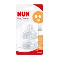 Produktbild: NUK First Choice+ Anti-Colic Silikon-Trinksauger Größe 1 (0-6 Monate) Tee 2 Stk