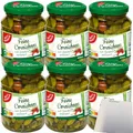 Produktbild: Gut&Günstig Cornichons mit Kräutern fein-würzig kleine feine Gurkensortierung 6er Pack (6x190g ATG) + usy Block