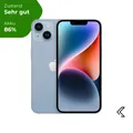 Produktbild: Apple iPhone 14 Plus 128GB Blau, Sehr gut - Refurbished, 24 Monate Garantie