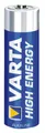 Produktbild: Varta Alkaline Batterie AA/LR6 1,5 V High Energy 12er Pack VARTA-4906-12B