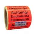 Produktbild: Versandetiketten Rolle - Empfindliche Elektrogeräte - 500 Aufkleber 100 x 50 mm