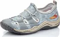 Produktbild: Rieker Damen Sneaker Slipper blau, Damen:42 EU
