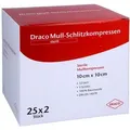 Produktbild: Schlitzkompressen Mull 10x10 cm steril 1 25X2 St