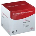 Produktbild: Draco Mull-Schlitzkompressen 12fach 10 x 10 cm steril