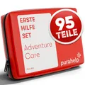 Produktbild: Erste Hilfe Set Outdoor - Kompakt & Leicht - 95 Teile für Wandern, Outdoor, Camping, Fahrrad - Reiseapotheke Erste Hilfe Set Outdoor Erste Hilfe Set Kinder Erste Hilfe Set Fahrrad