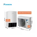 Produktbild: Daikin Altherma 3 R W Komplett-Set 6 kW Wärmepumpe Heizstab 9 kW Heizen Kühlen