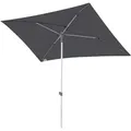 Produktbild: Doppler Sonnenschirm, Anthrazit, Silber, Metall, Textil, 225x120 cm, höhenverstellbar, lichtecht, Knickgelenk, regenabweisend, UV-beständig, Sonnen- & Sichtschutz, Sonnenschirme, Sonnenschirme rechteckig