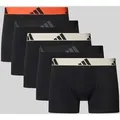 Produktbild: adidas Sportswear Slim Fit Trunk mit Logo-Stitching Modell 'Active' im 5er-Pack in Black, Größe XXL
