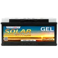 Produktbild: Electronicx Gel Solar Edition 12V 140Ah Deep Cycle Batterie 140 Ah Versorgungsbatterie - wartungsfrei, auslaufsicher - für Wohnmobil, Photovoltaik, Inselanlage, Solar - Maße: 393×175×190 mm kompakt