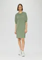 Produktbild: s.Oliver Minikleid Kleid Kurzes Scuba-Kleid mit Faltendetail am Arm