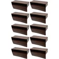 Produktbild: 10x Lattenhalter Monolatte 63 x 12 mm Kunststoff für Lattenrost Holzrahmen Bett