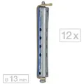 Produktbild: Efalock Dauerwellwickler lang Grau/Blau Ø 13 mm, Pro Packung 12 Stück