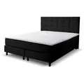 Produktbild: Venasi Möbel Boxspringbett, Schwarz, Kunststoff, Höhe ca. 20 cm, 180x200 cm, Oeko-Tex® Standard 100, Schlafzimmer, Betten, Boxspringbetten