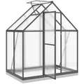 Produktbild: vidaXL Gewächshaus 4005827, 1,93 m² Fläche, 114 x 169 x 202 cm, Polycarbonat, Fundamentrahmen