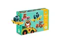 Produktbild: DJECO Spiel DJ08148 Lernspiele: Puzzle duo/trio: Rennautos