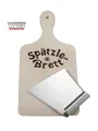 Produktbild: WEIS 16037 -  SPÄTZLEBRETT INKL. SCHABER - EDELSTAHL - HOLZ  KÜCHENZUBHÖR # NEU