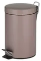 Produktbild: Kela Monaco Kosmetikeimer Mülleimer Treteimer Abfalleimer Metall braun 3 L