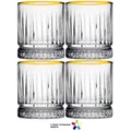 Produktbild: Pasabahce Wassergläser Whiskyglas Saftglas Geschenk Glas Whisky 4er Set 210 ml
