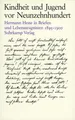 Produktbild: Kindheit und Jugend vor Neunzehnhundert 1895-1900 Hermann Hesse
